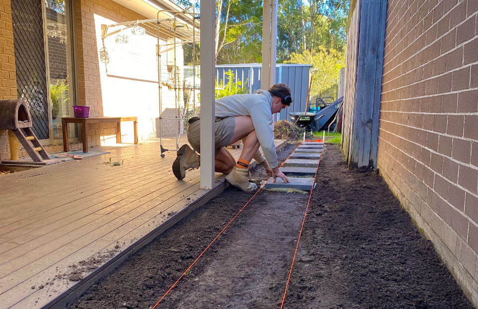 pro step landscaping paving process