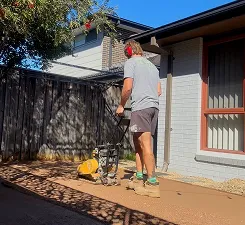 ground preparation base layer setup