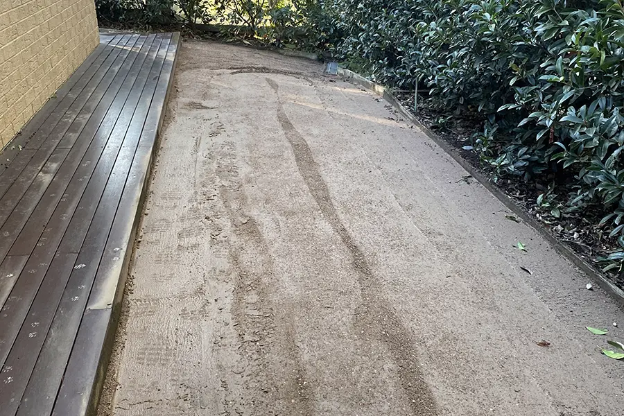 compacted foundation for artificial grass