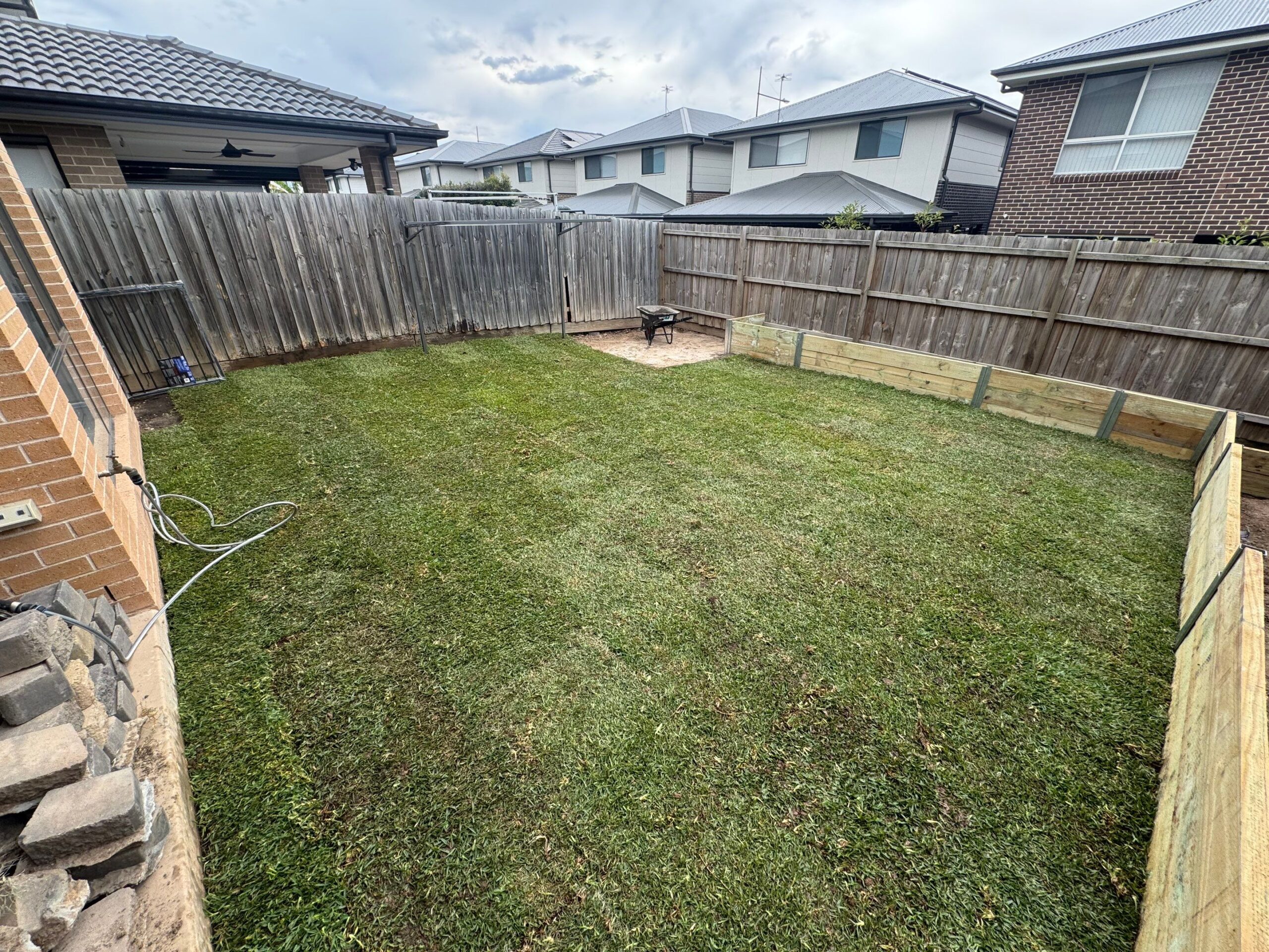 Finished landscape transformation